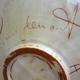 Ceramic dish, enameled terracotta, signed Puigdemont, 1960s, fish