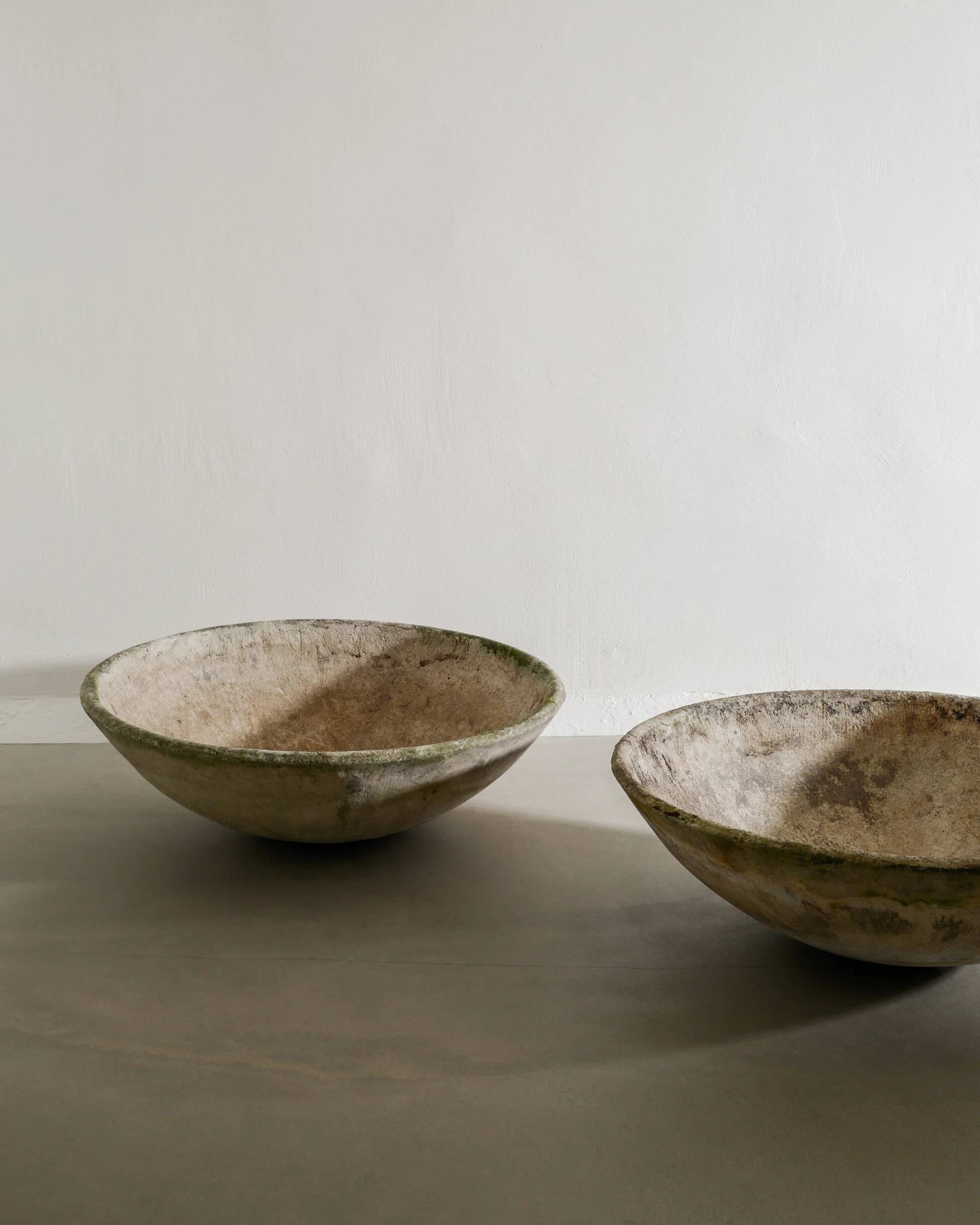 Oversized Mid Century Concrete Planters by Willy Guhl, 1950s