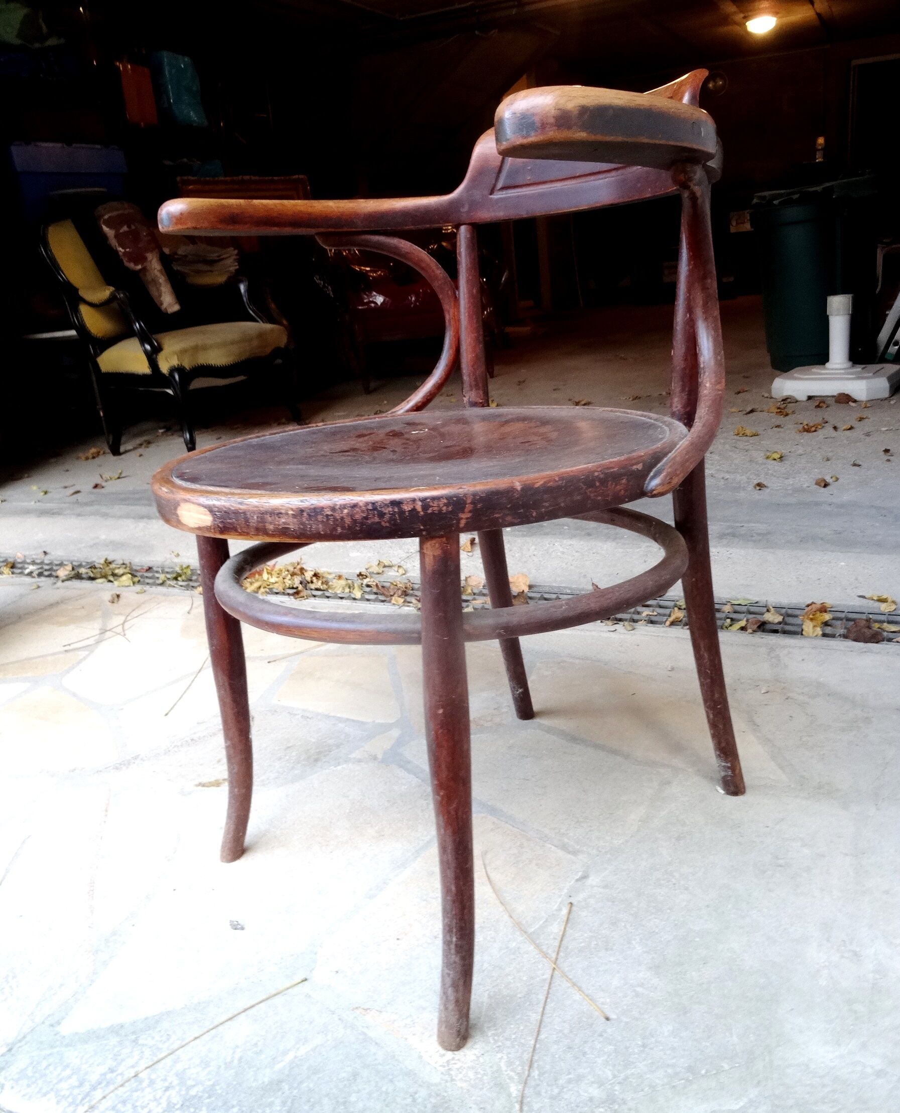 .1900 office armchair