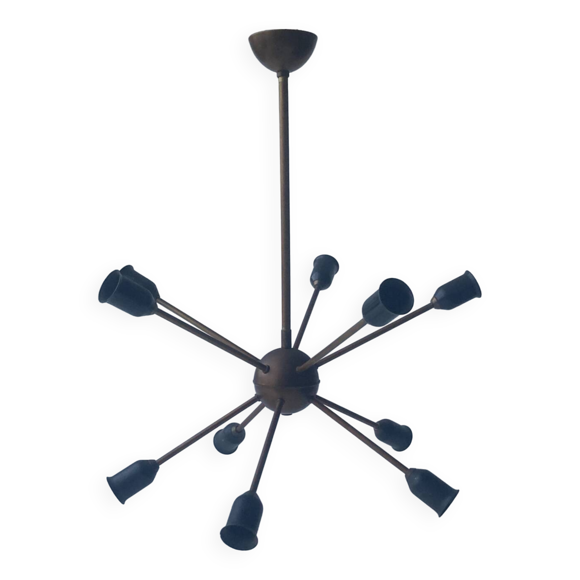 Vintage 1950s modernist ceiling light