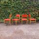 Ensemble de 4 chaises vintage