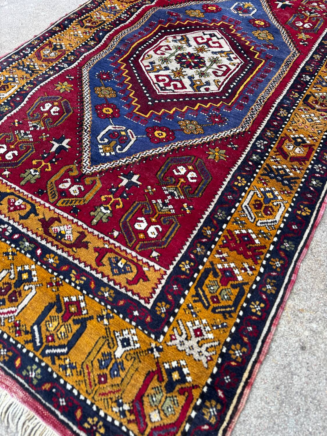 Antique Turkish Yahyali Carpet