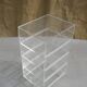 Rolling chest with plexiglass drawers