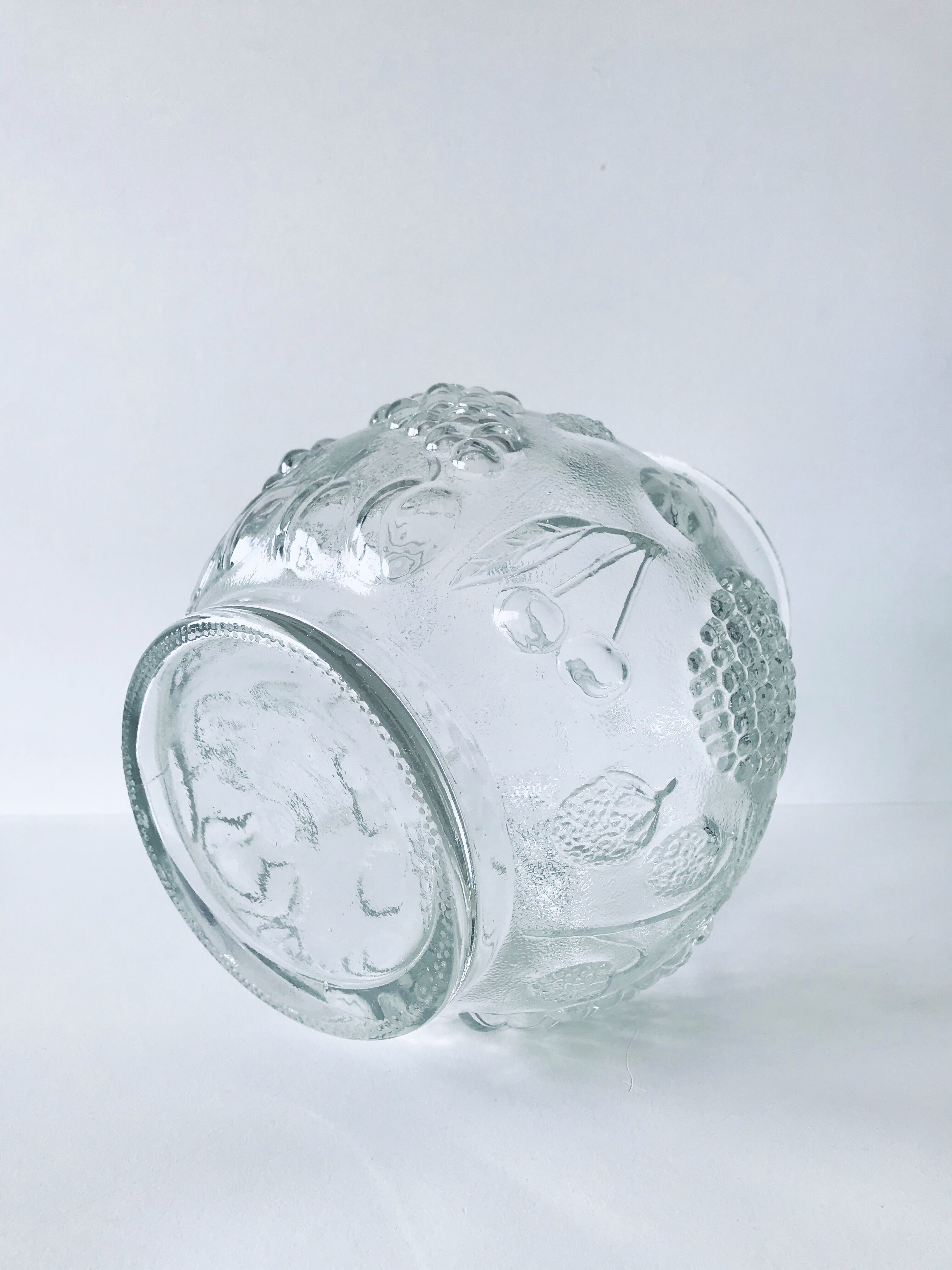 Glass vase tutti frutti