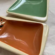 Vercéram snack bowls or dishes, 1950s