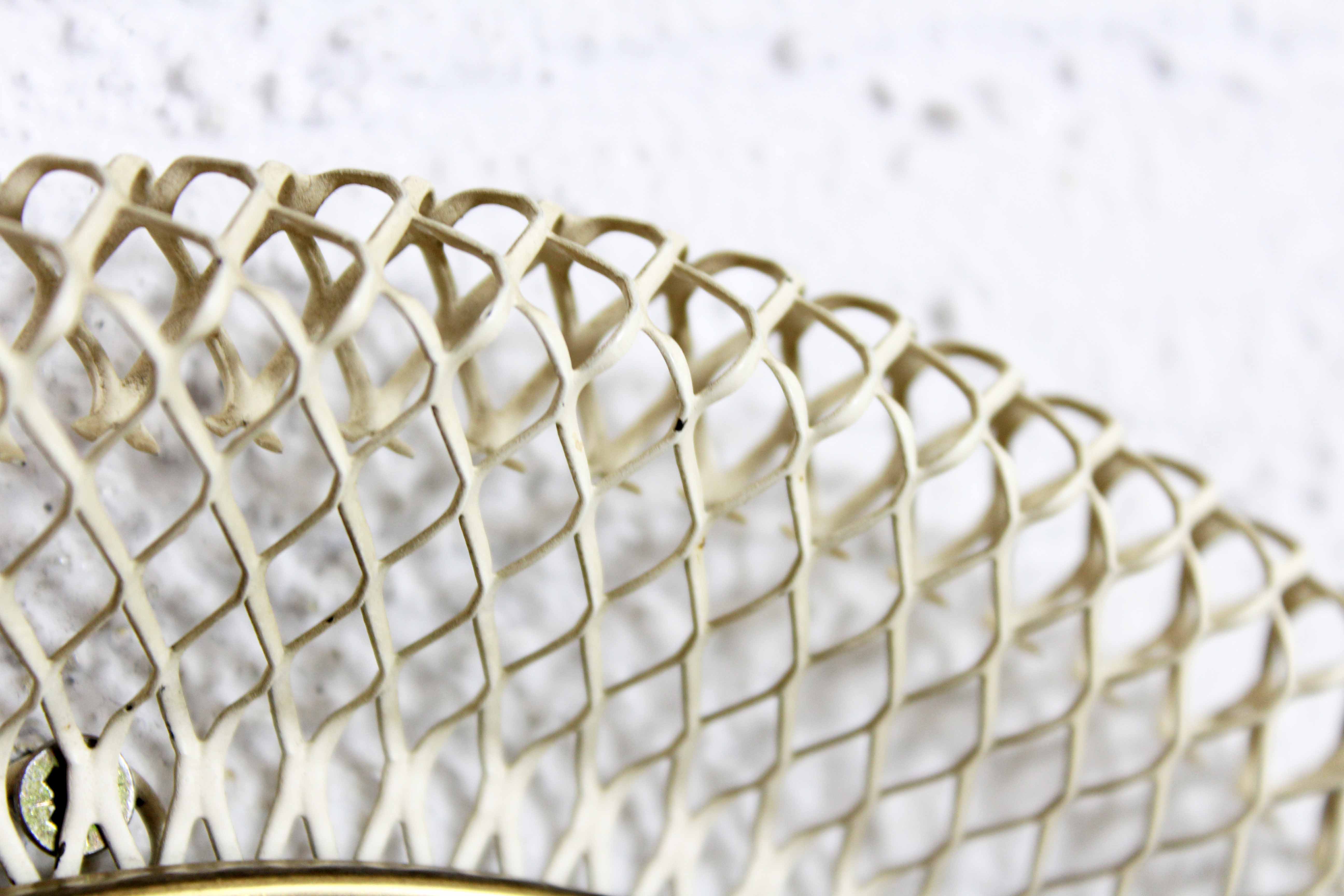 Round metal mirror 1950