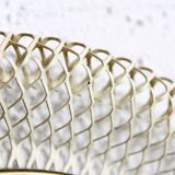 Round metal mirror 1950