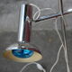 Floor lamp 2 spots chrome dating 60-70 years