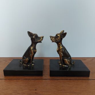 Pair of Dog bookends