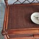 Commode en rotin circa années 70