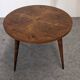 Side table, low tripod pedestal table, 50s-60s