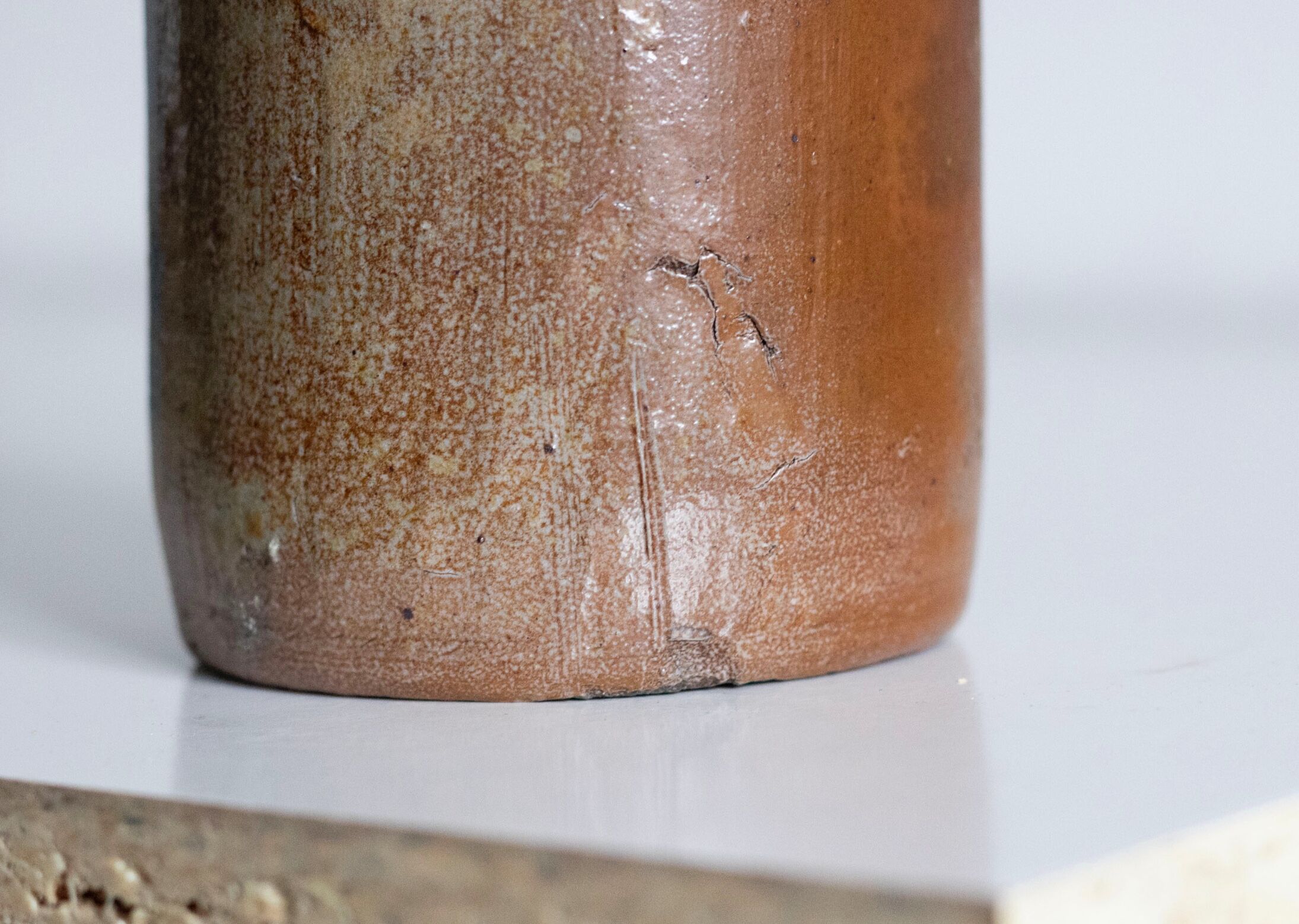 Old stoneware bottle