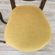 Pair of early 1900s wooden chairs with padded seat and backrests