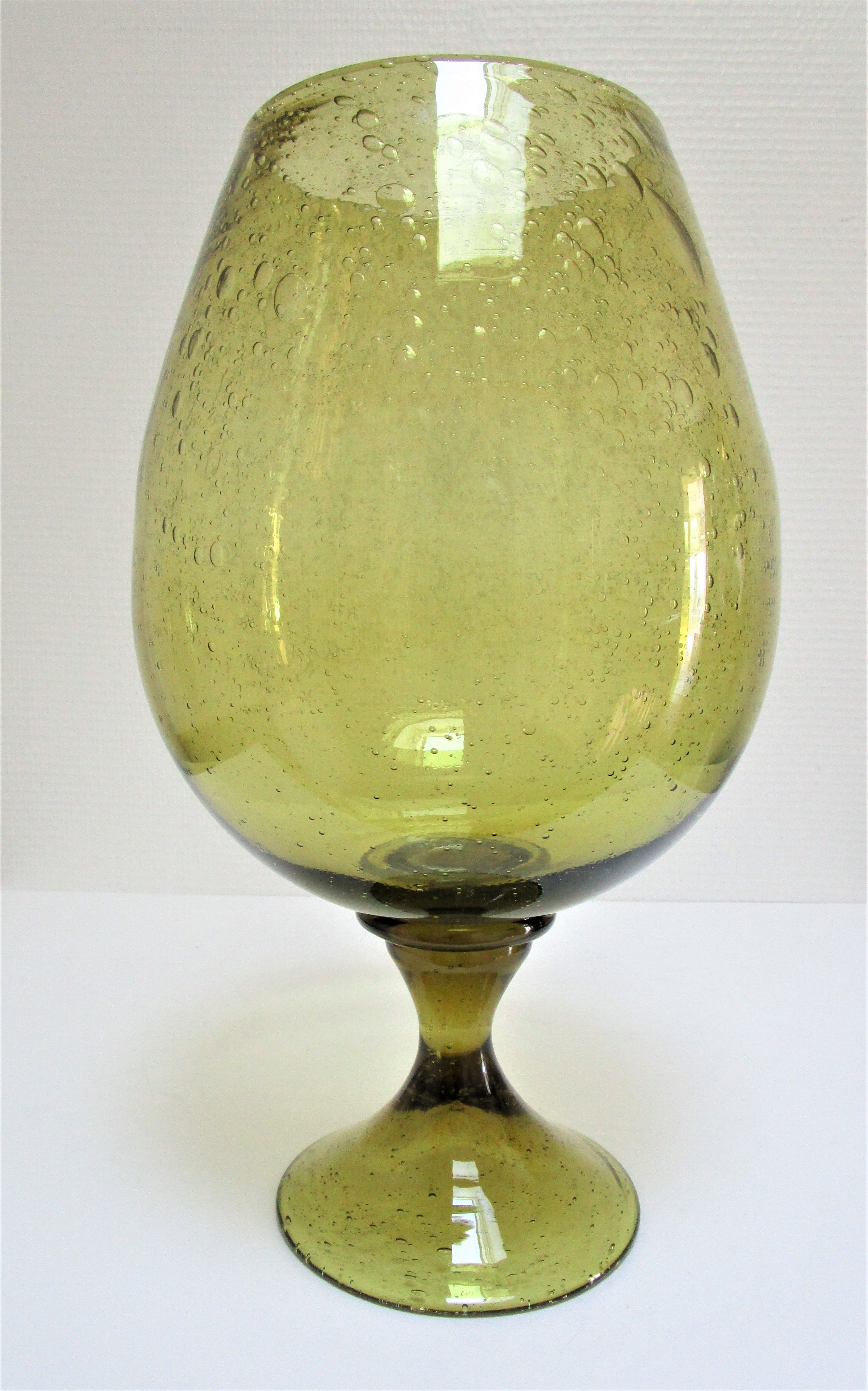 bubble glass vase Biot XL H 38 cm