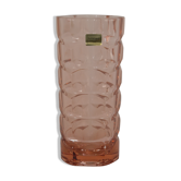 Vase luminarc vintage verrerie d'Arques France