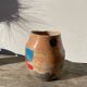 Raku vase / signed ceramic / handmade pottery