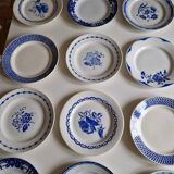 Set of 12 old flat plates