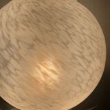 Vintage lamp globe vichy and ceramic 70s