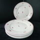 Set of 6 dessert plates in Niderviller earthenware Model Lille