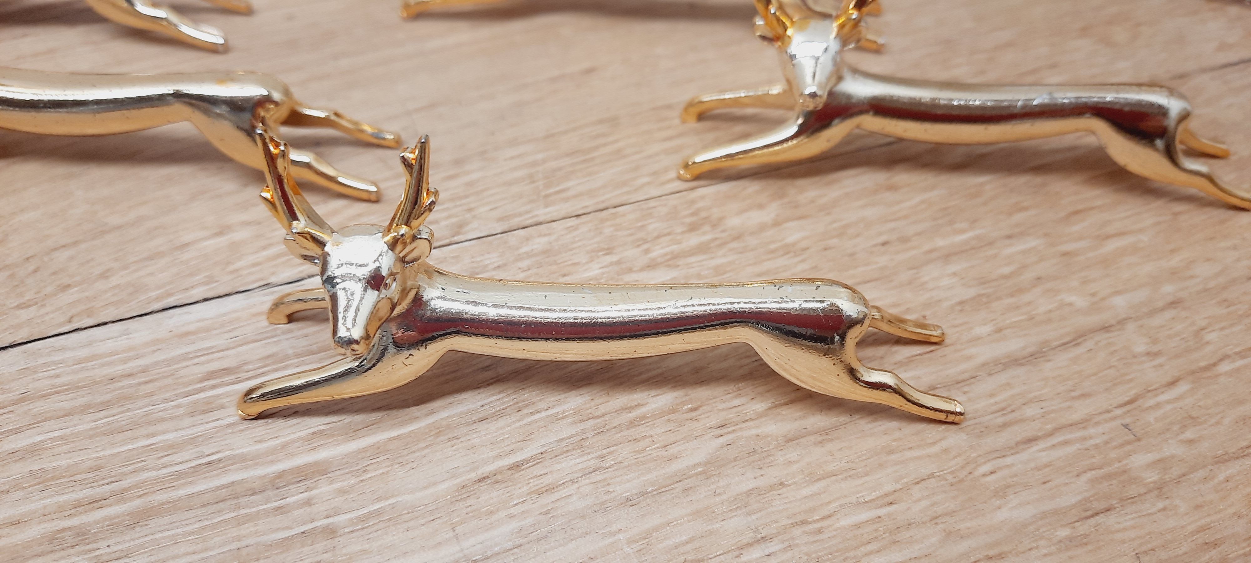 Set 6 deer knife holders