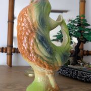 Large vintage rooster jug Saint-Clément country house spirit