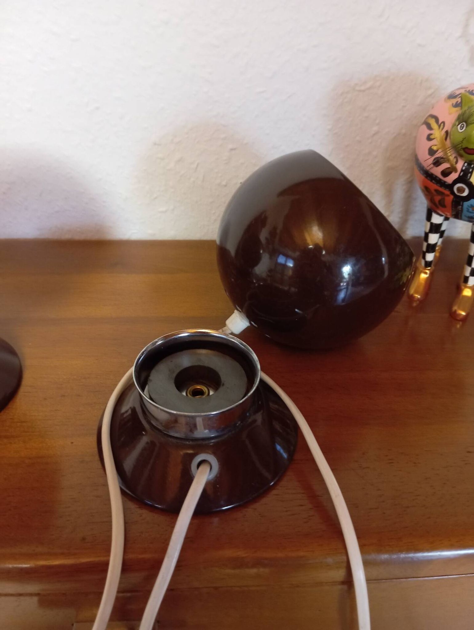 Lampes boule orientables vintage des années 70