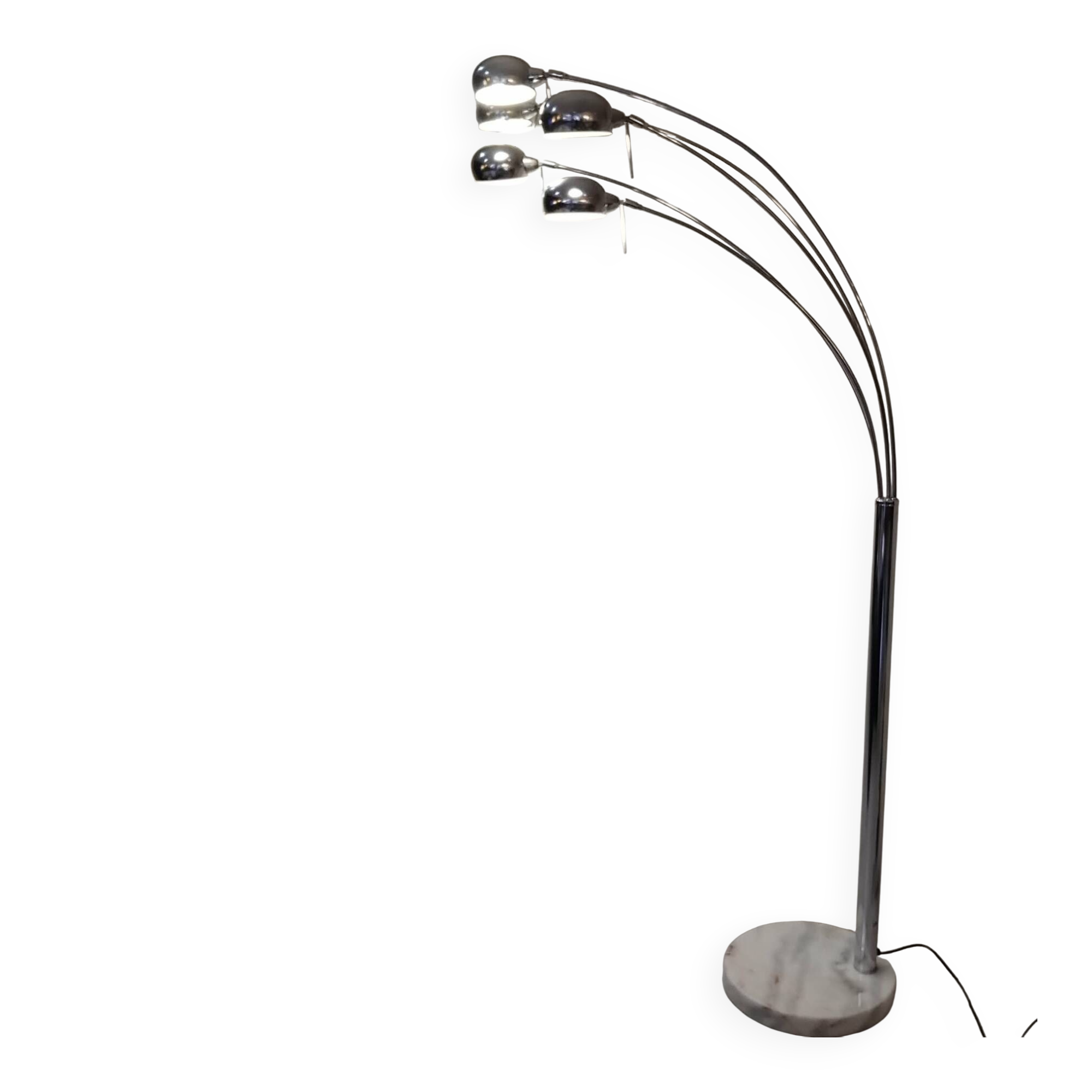 1970s five-armed floor lamp