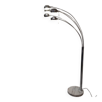 1970s five-armed floor lamp
