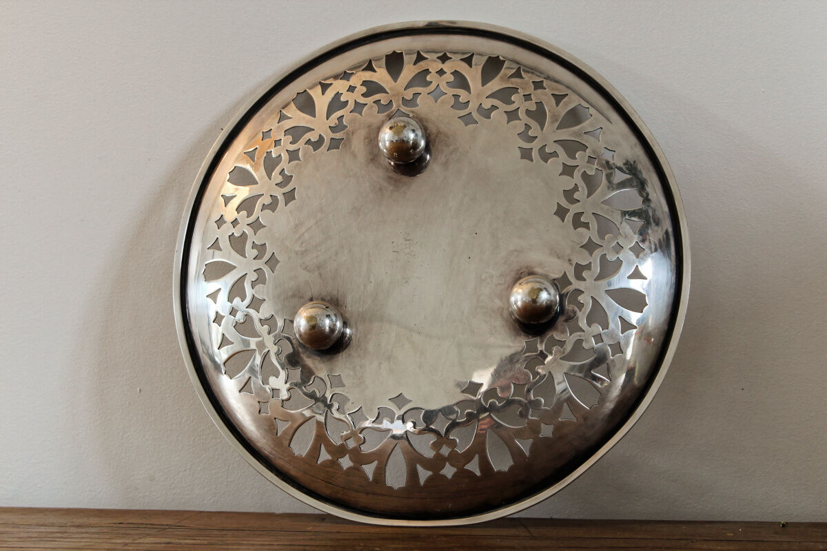 Saint Médard fruit cup, silver metal