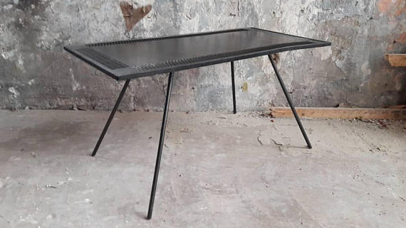 Metal coffee table
