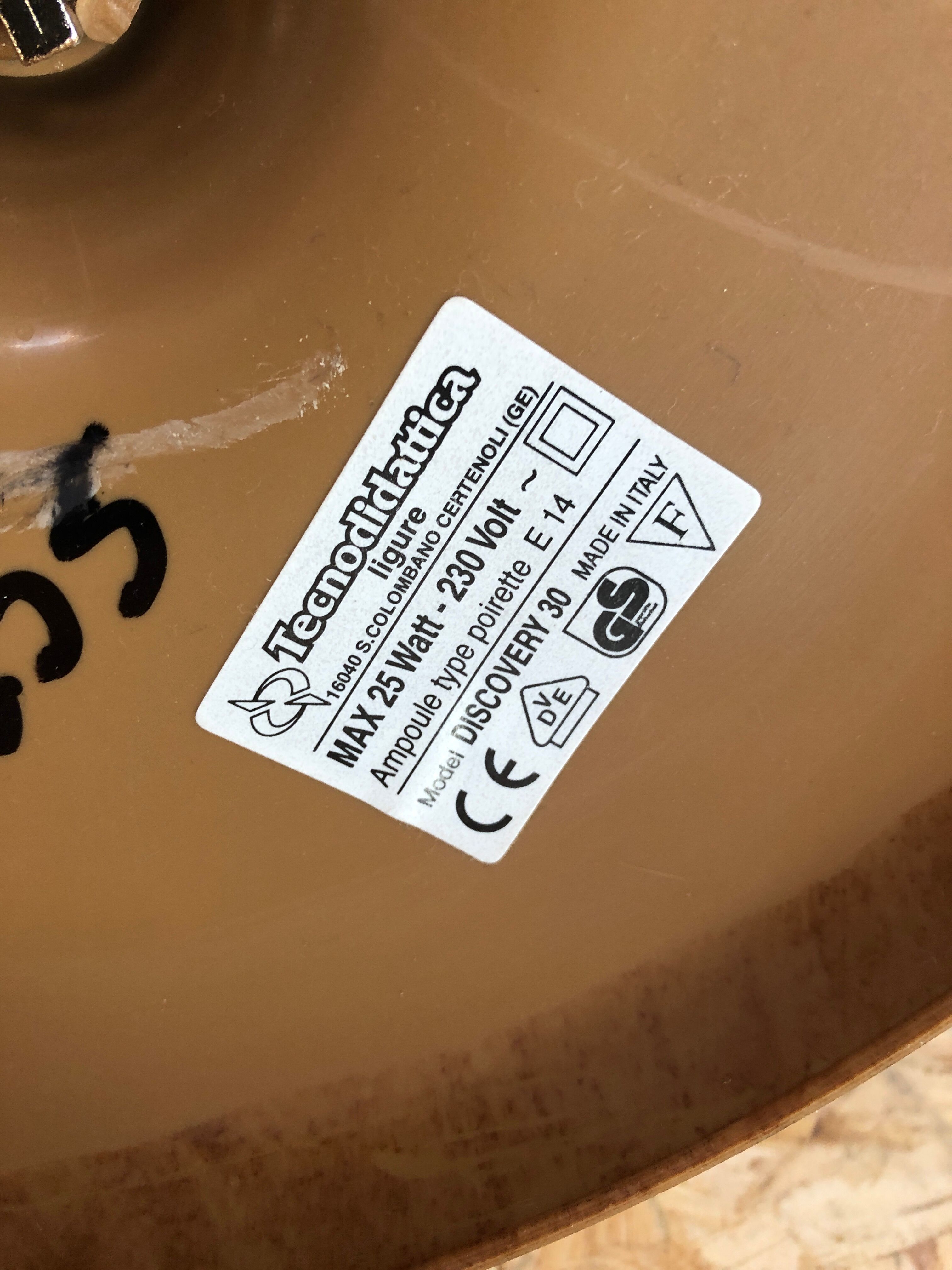 Former globe world map tecnodidattica discovery 30 vintage