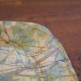 Vintage "Paris plan" platter