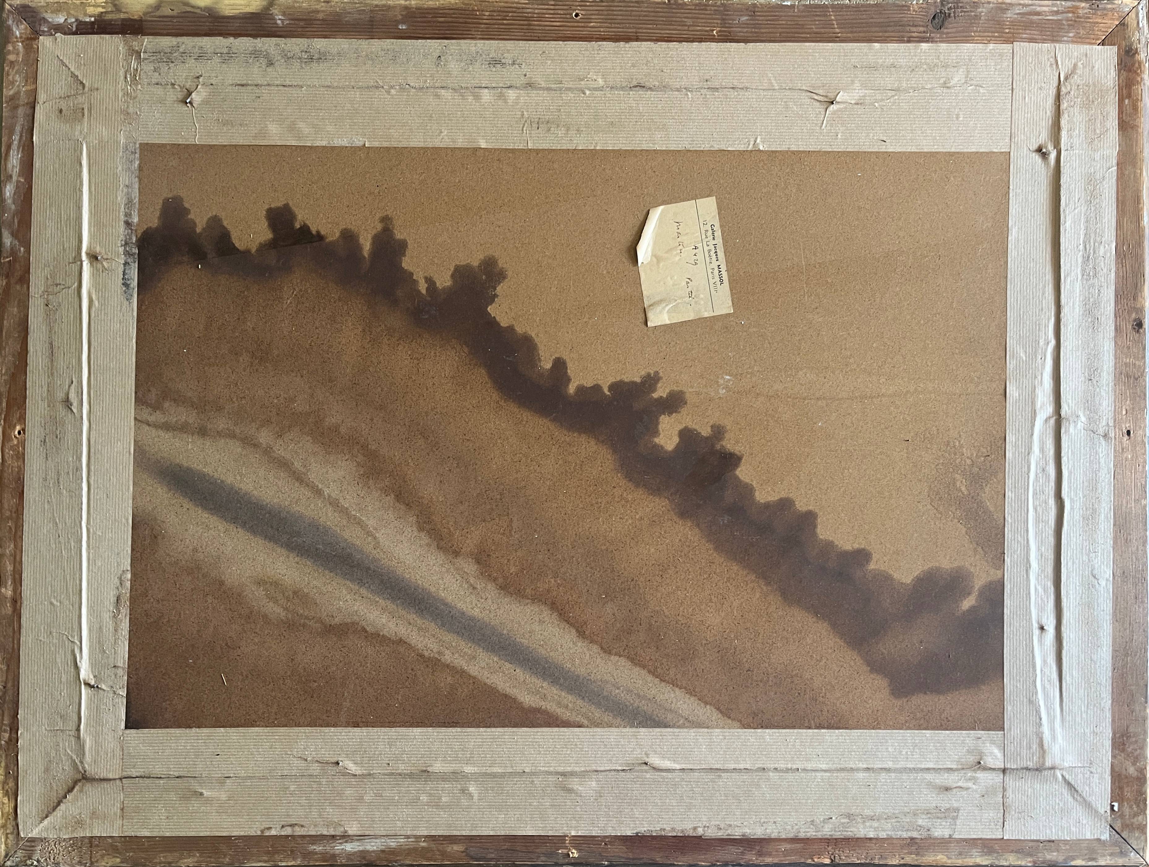 HSP painting "Orientalist Pastoral" signed Eugénie Clarac (1886/1960) Algiers