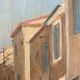 Huile sur carton vintage