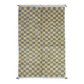 Berber rug with a checkerboard pattern - 297 x 200 cm