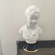 Bust after Houdon signed Tharaud Limoges