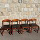 4 chaises de salle à manger style danoises