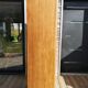 Renovated wooden cloakroom