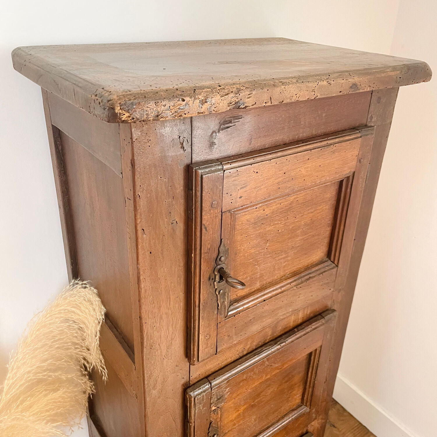 Antique locker cabinet