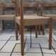 Set of 4 Danish chairs from the 1970s