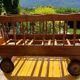 Vintage walnut children's bed