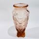 Pink glass vase