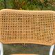 Cesca chair b32 model in white and wood by Marcel Breuer