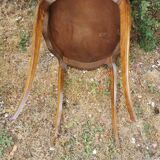 Small side table in walnut and marquetry