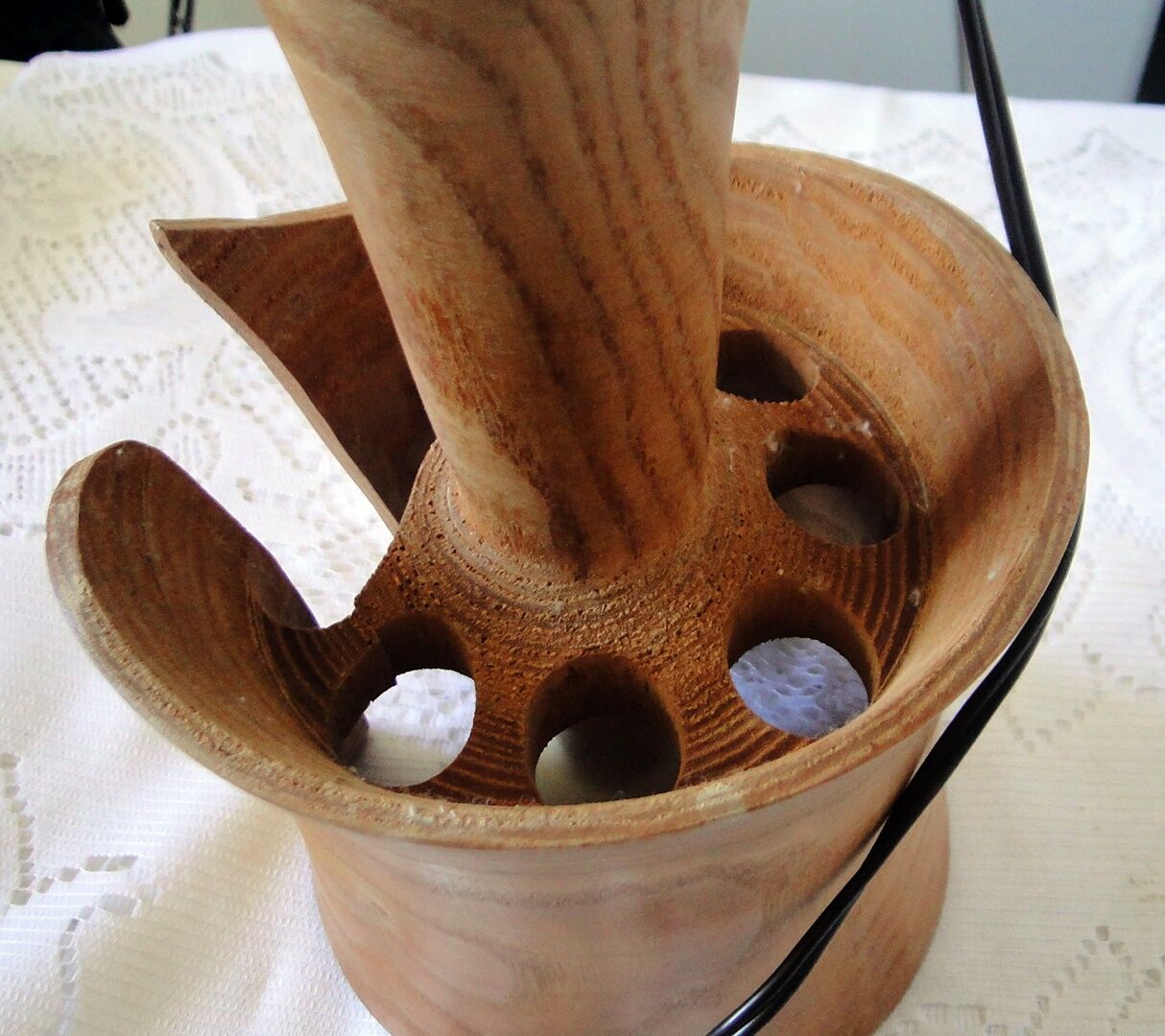 Wooden table lamp mass size including design lampshade 70/80