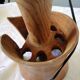 Wooden table lamp mass size including design lampshade 70/80