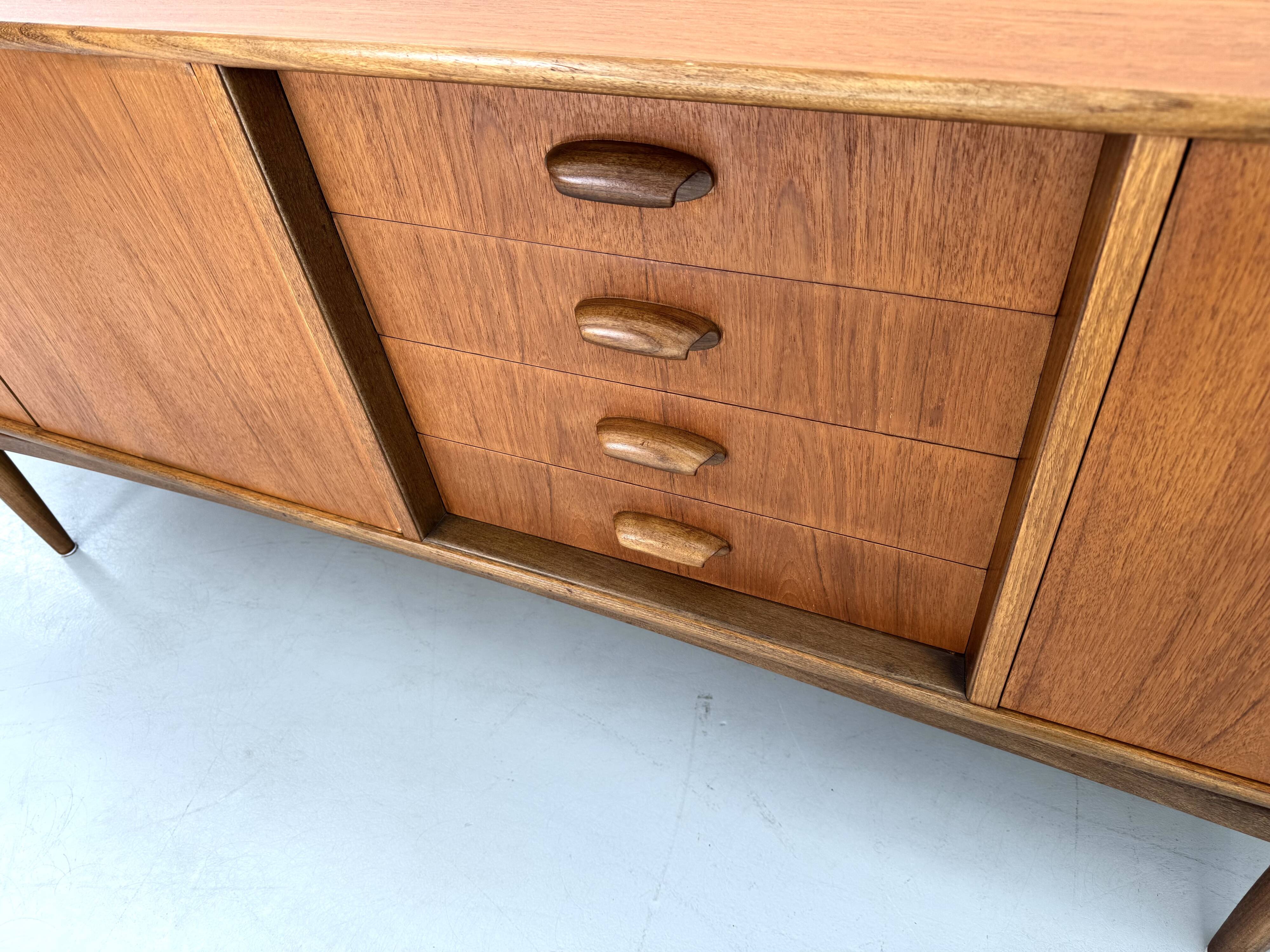 Vintage sideboard by G-Plan, designed by Victor Wilkins, from the "Brasilia