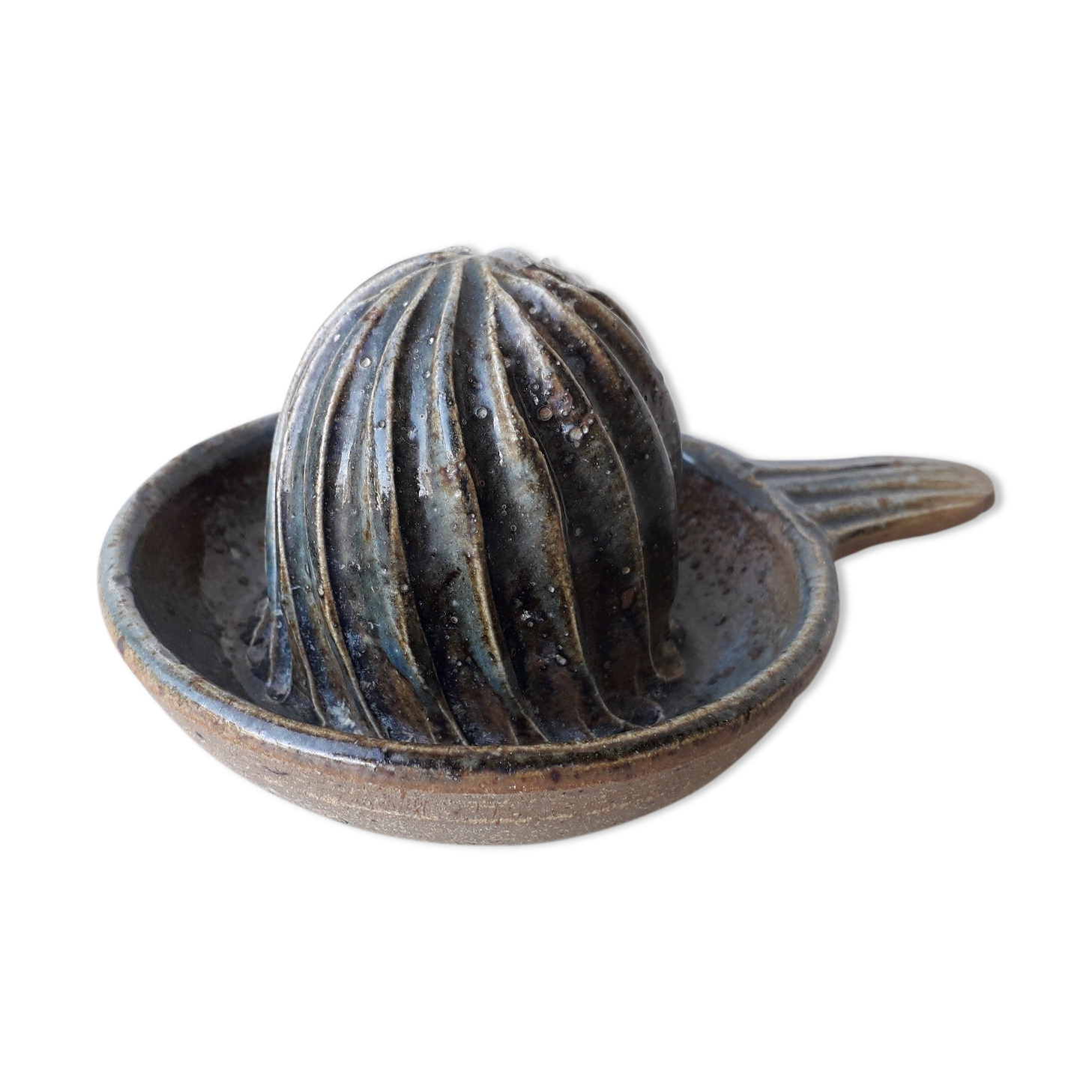 Stoneware lemon squeezer