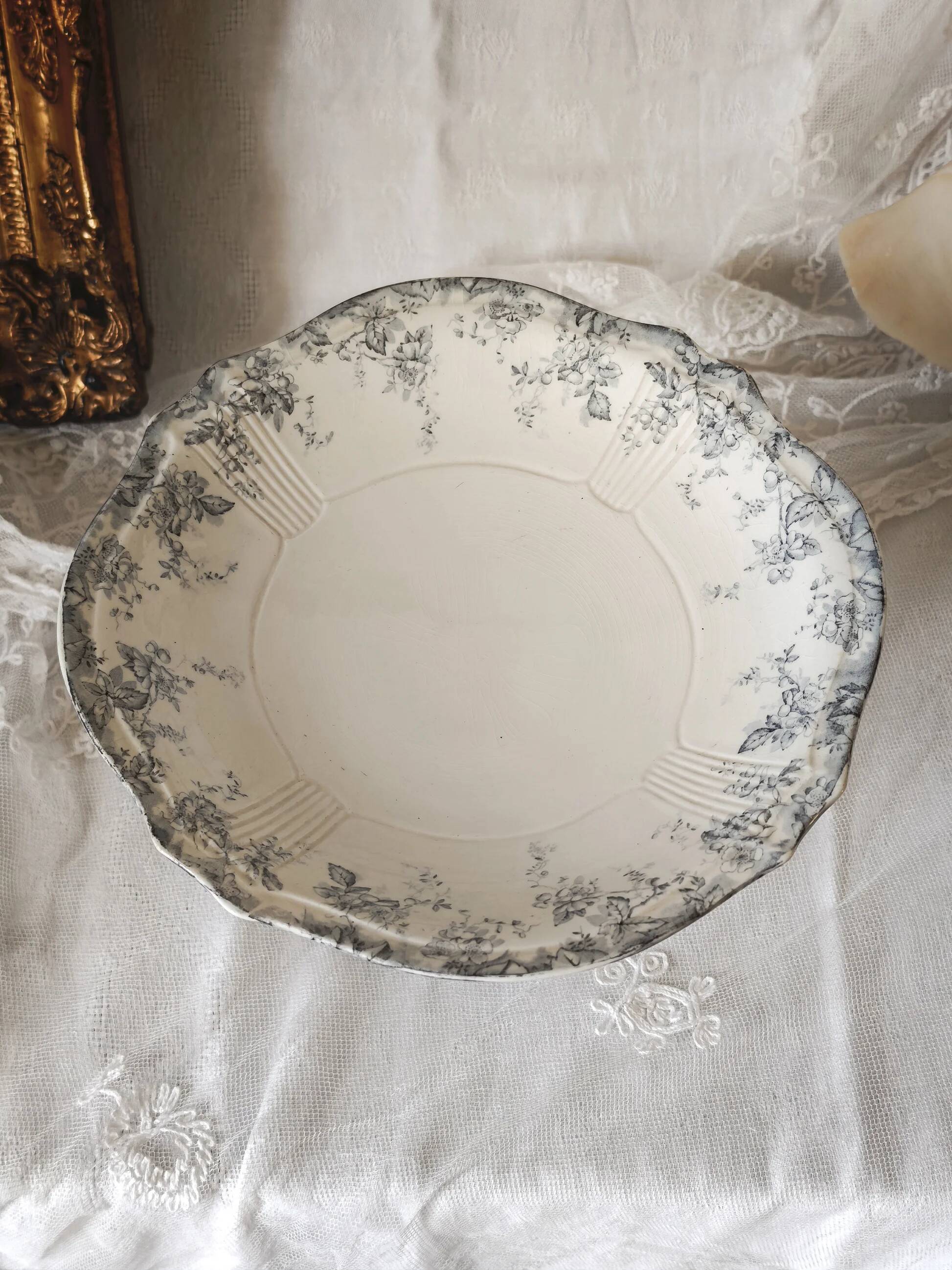 Compotier en semi-porcelaine Ridgways