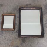 Gilded wooden mirror